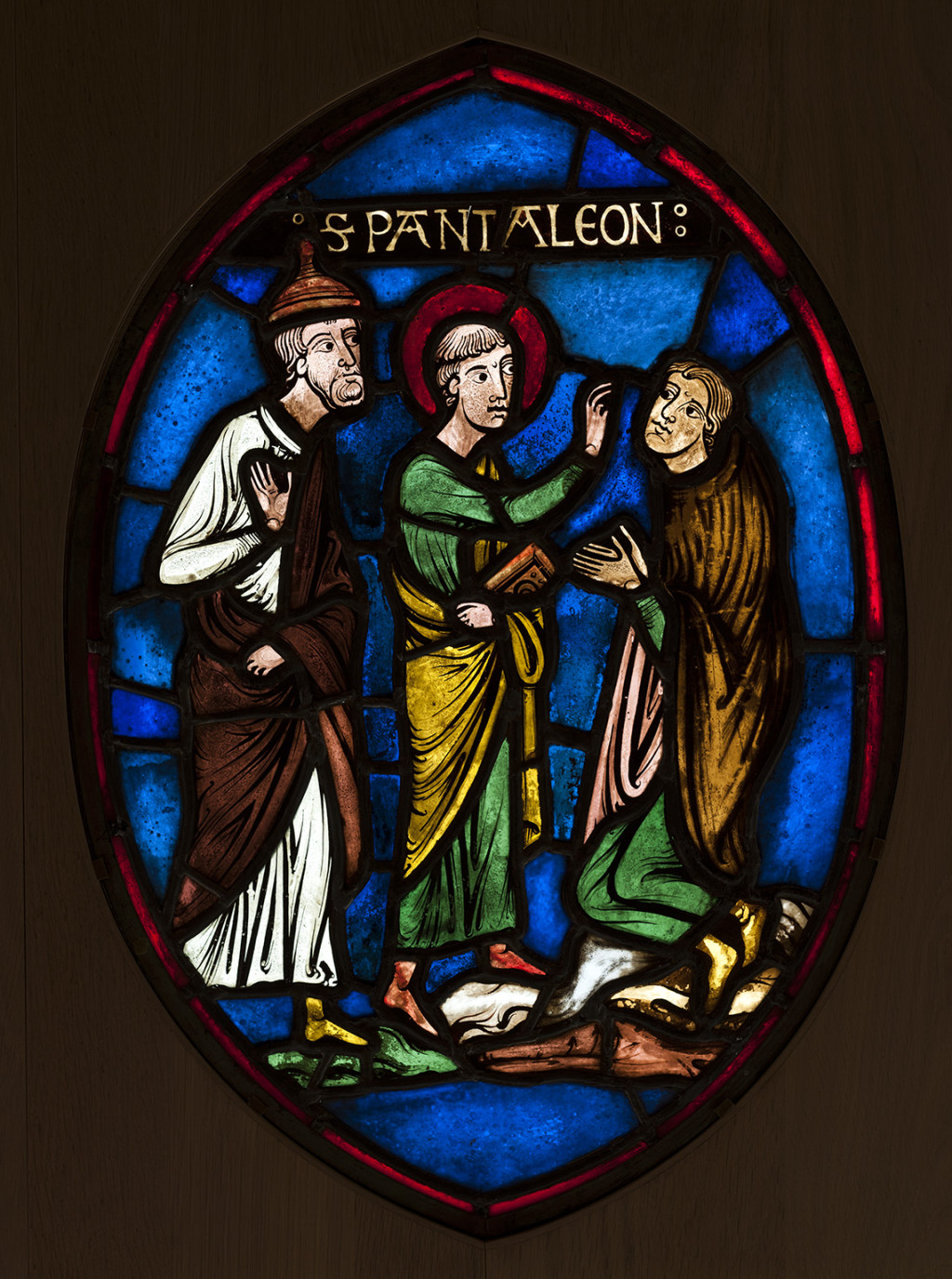 St. Pantaleon examining a patient